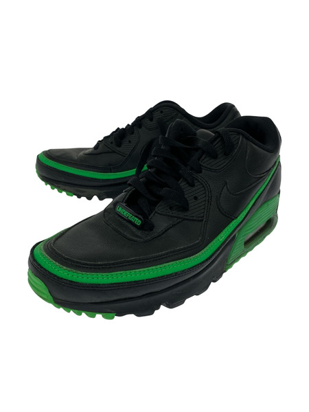 NIKE スニーカー ×UNDEFEATED AIR MAX 90 BLACK/GREEN 28.5㎝
