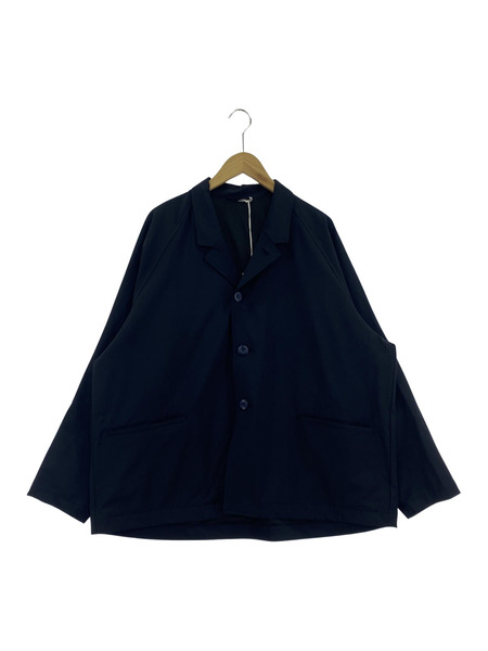 untrace WASHABLE TROPICAL STRETCH JACKET 1 ネイビー タグ付[値下]