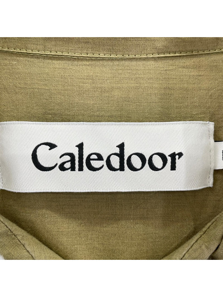 Caledoor ガーメントダイコットンウールシャツブルゾン L カーキ サイズL カーキ 6021-2508