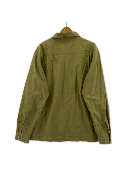 Caledoor ガーメントダイコットンウールシャツブルゾン L カーキ サイズL カーキ 6021-2508