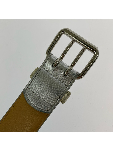 MASU ソノ他 21AW CLOVER STUDS BELT silver