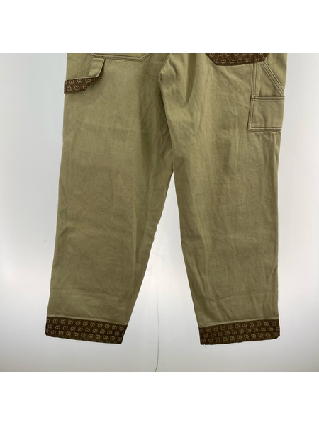 パンツ GODBODY ワイドパンツ GG柄 BEG W36[値下]