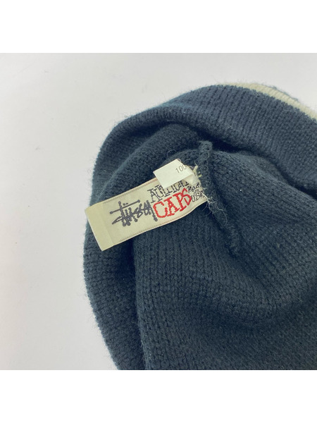 STUSSY ニットキャップ OLD STUSSY BEANIE BORDER