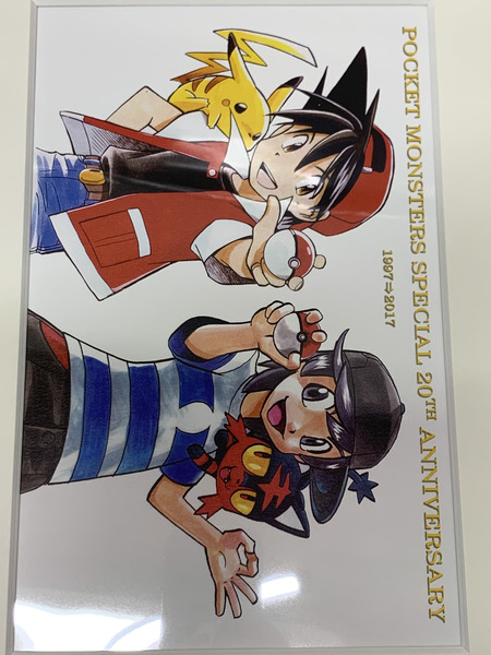 ポケモン ポケSPedia ポケモンセンター・オンライン 限定豪華版特典 描き下ろし額装イラスト 開封品 Pokémon ポケットモンスター SPECIAL アートボード 