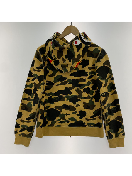 A BATHING APE 1stカモ フルジップシャークパーカー XS A BATHING APE 1stカモ フルジップシャークパーカー XS