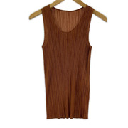 PLEATS PLEASE ソノ他 総柄 茶 (F)