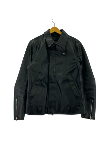 ISAMUKATAYAMA BACKLASH 牛革 DROID G5 SINGLE RIDERS 黒 (L)