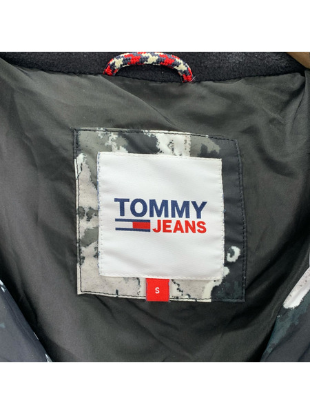 TOMMY HILFIGER ダウンジャケット 総柄ダウンジャケット (S)