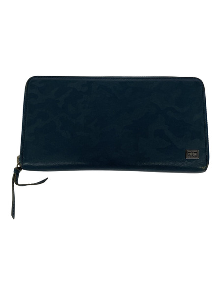 PORTER 長財布 ブルーカモ ラウンドジップ[値下]