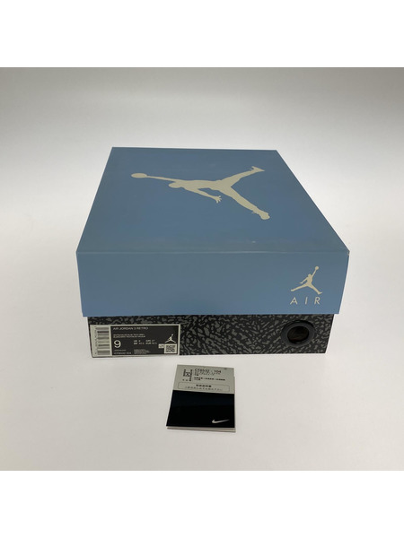 NIKE スニーカー AIR JORDAN 3 RETRO 27cm