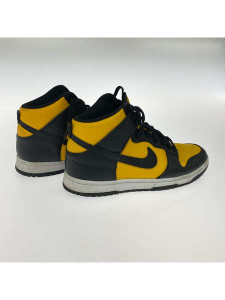 NIKE スニーカー Dunk High University Gold and Black(26cm