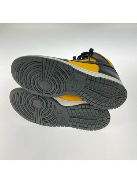 NIKE スニーカー Dunk High University Gold and Black(26cm