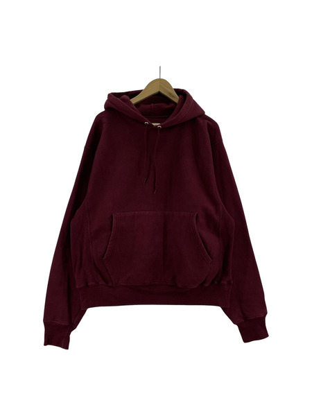 Champion パーカー 00s 目ナシ プルオーバー  エンジ M