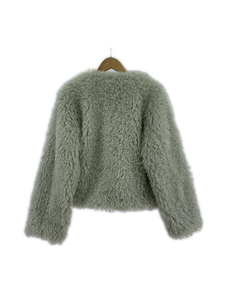 FRAY I.D ジャケット バックルショートファージャケット 1 GRY