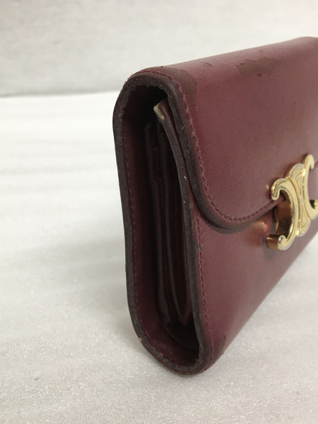 コンパクトウォレット CELINE small flap wallet triomphe
