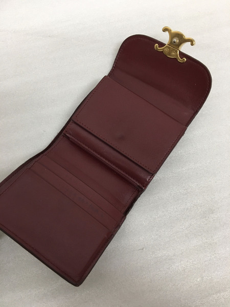 コンパクトウォレット CELINE small flap wallet triomphe
