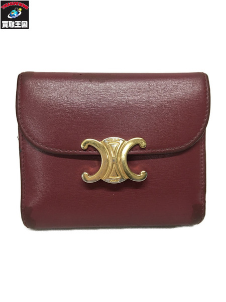 コンパクトウォレット CELINE small flap wallet triomphe