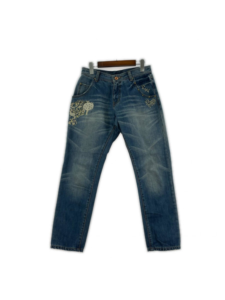 franche lippee デニム・ジーンズ 刺繍デニムパンツ