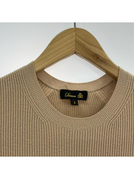 Drawer 半袖ワンピース ロングニットワンピース