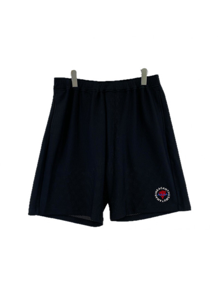 ACANTHUS ショートパンツ ×muta MARINE メッシュ イージーショーツ  黒 L