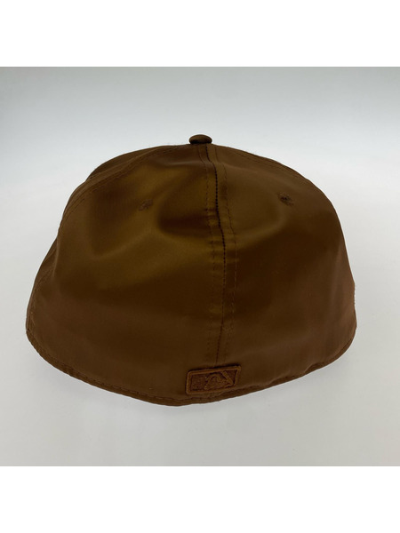 NEW ERA キャップ サテンキャップ 茶