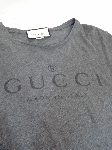 GUCCI S/S カットソー グレー M｜商品番号：2100232120076