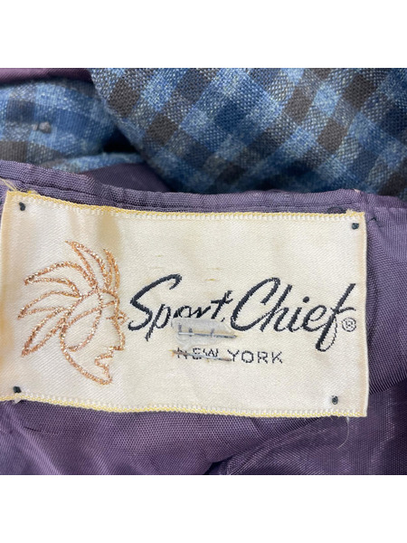 ジャケット 60s SPORT chief チェック テーラード
