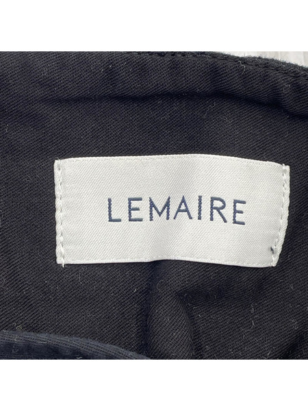 LEMAIRE JINGHI SAS フロントジップスカート  36 黒