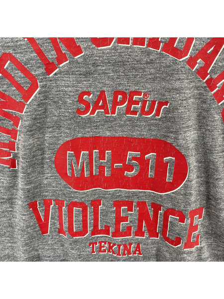 SAPEur×浜田雅功 tee グレー XL[値下]
