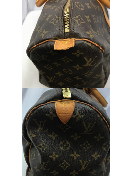 LV キーポル45 モノグラム  ヨゴレ・タブちぎれ・イニシャル入り ハンドバッグ