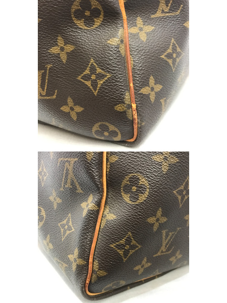 LV キーポル45 モノグラム  ヨゴレ・タブちぎれ・イニシャル入り ハンドバッグ