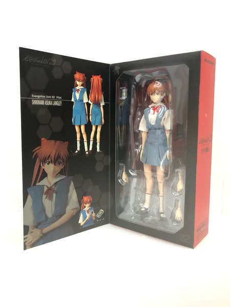 RAH リアルアクションヒーローズ 式波・アスカ・ラングレー[制服] エヴァンゲリオン2.0 ※状態考慮[値下]