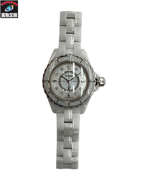 CHANEL シャネル J12 H2570 電池交換 仕上げ済み レディース QZ クオーツ ホワイト 