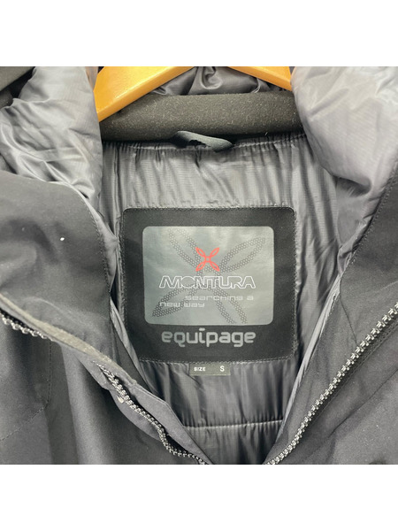 MONTURA GORE-TEX パデッドジャケット S ブラック