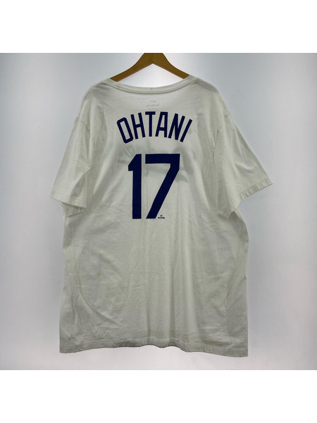 NIKE 半袖Tシャツ・カットソー Los Angeles Dodgers 大谷翔平 白 (XXL)