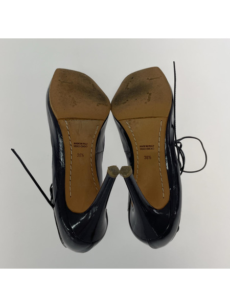 PELLICO パンプス・ヒール レースアップオープントゥパンプス/グレー