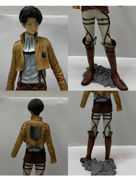 進撃の巨人 MSP リヴァイ＆立体機動装置 ver.MSP セット 開封品 ダメージあり MASTER STARS PIECE 調査兵団 リヴァイ兵長[値下]