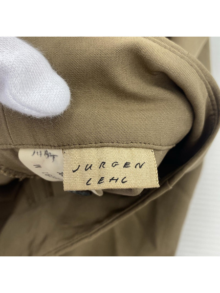 パンツ JURGEN LEHL/シルク/カーキ[値下]