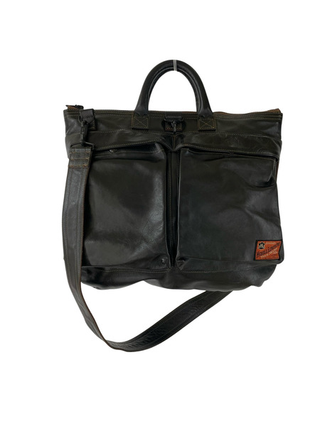 TOYS McCOY ソノ他バッグ 2WAY ヘルメットバッグ ホースハイドレザー