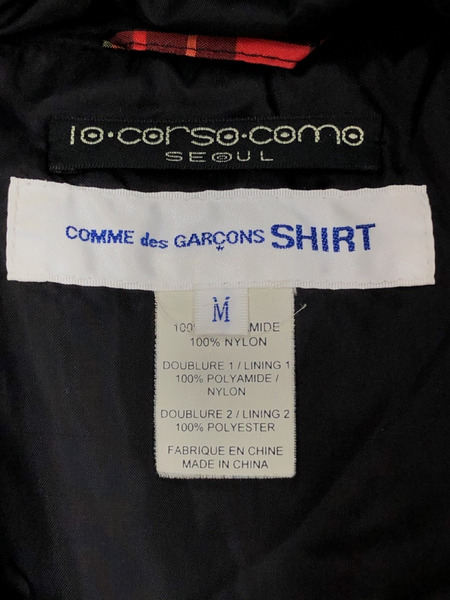 COMME des GARCONS SHIRT 10・CORSO・COMO クレイジーチェック中綿ジャケット M[値下]