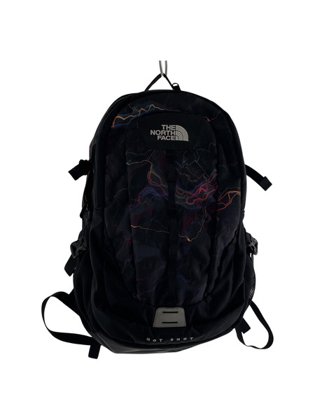 THE NORTH FACE リュックサック・バックパック ホットショット NM72302 TNFブラックトレイルグロープリント[値下]