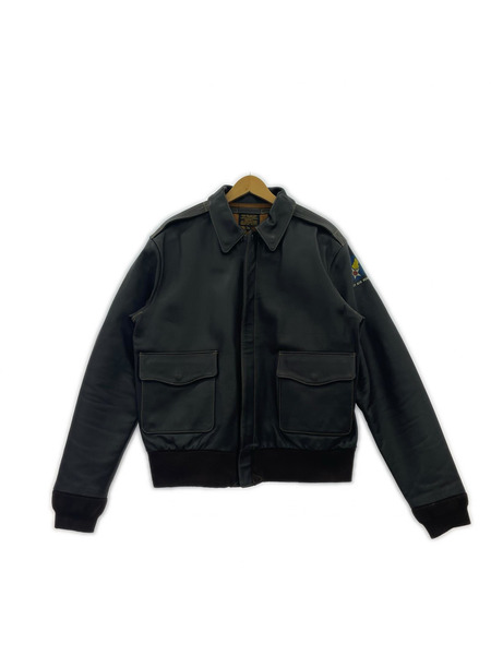 フライトジャケット MORGAN PRODUCTS A-2 レザージャケット 44 ブラウン