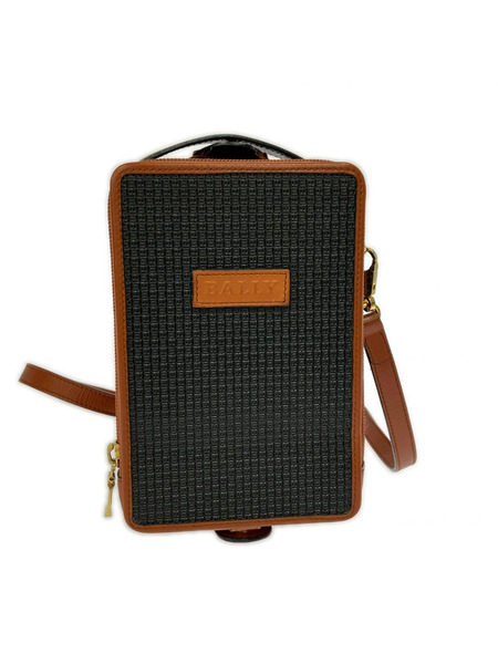 BALLY ショルダーバッグ ボックス ショルダーバッグ 茶