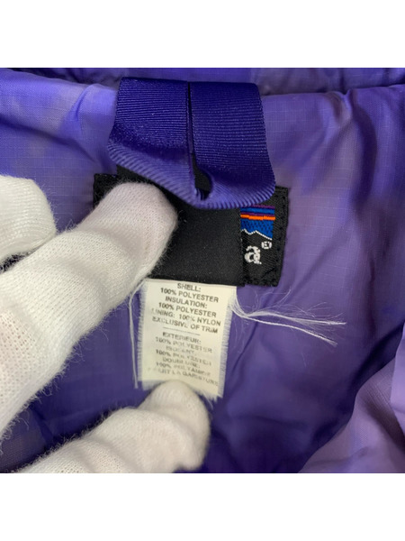 patagonia 00s フード付キマイクロパフジャケット WS パープル