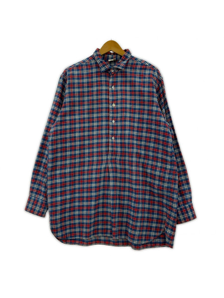 OLD・VINTAGE 長袖シャツ 40s~ マチ付 グランパシャツ