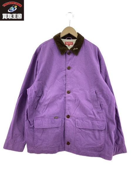 supreme barn coat purple