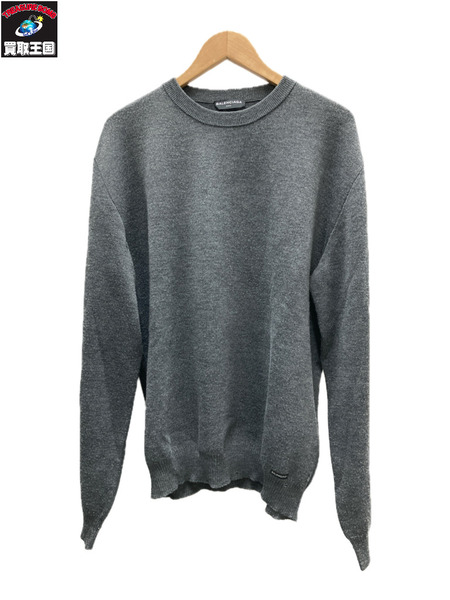 BALENCIAGA L/Sニット グレー [値下]