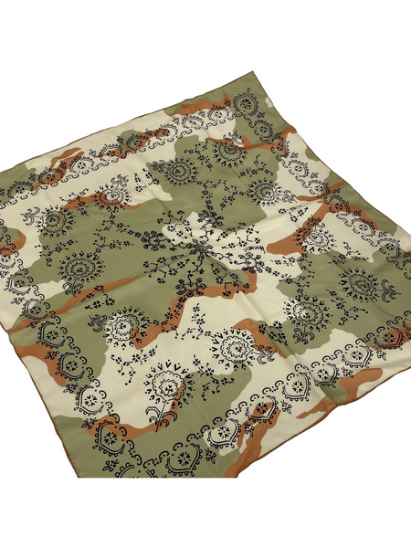 STUSSY 25ss SILK BANDANA シルクバンダナ ペイズリーカモ
