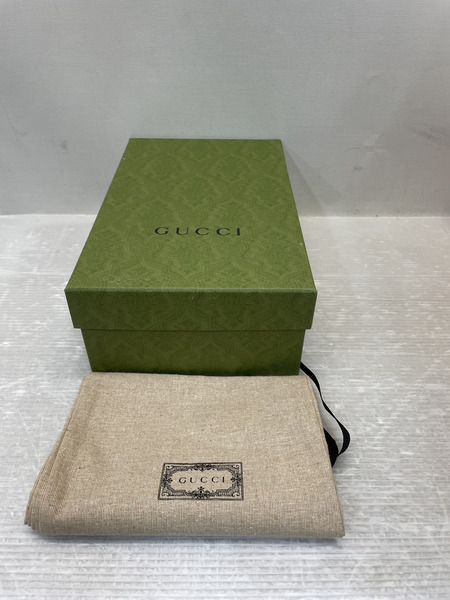 GUCCI ヨルダーン ホースビット ローファー BLK 22.5cm相当 レディース 靴