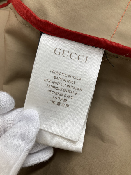 GUCCI ステンカラーコート オレンジ (48)